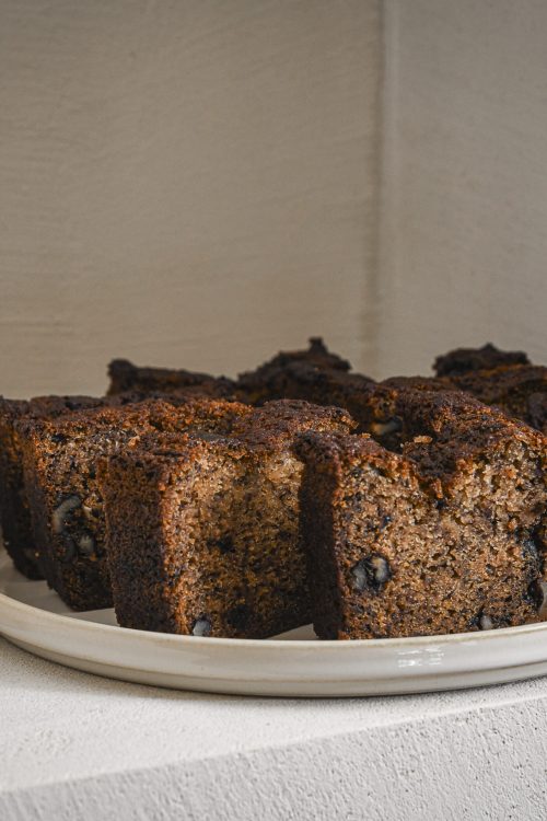 Banana bread maison servi au sweet corner de Dip Honest Food Annecy